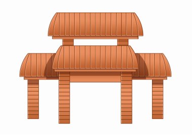  Ahşap giriş kapısı tasarımı ve beyaz arka planda kahverengi