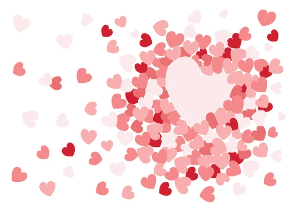 Καρδιά Ροζ Σχεδιασμός Λευκό Φόντο Εικονογράφηση Διάνυσμα — Φωτογραφία Αρχείου