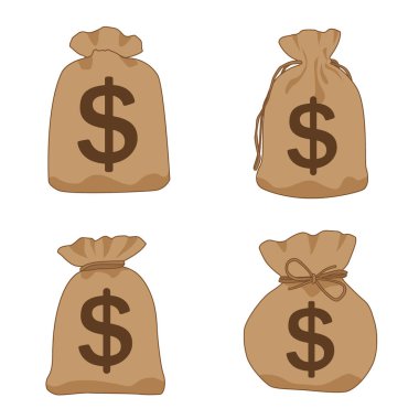 para çantası kahverengi bebek beyaz arkaplan illüstrasyon vektörü