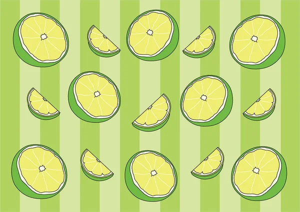 Lemon Wrapping Paper Wale Design Pattern Background Illustration Vector — Stock Photo, Image