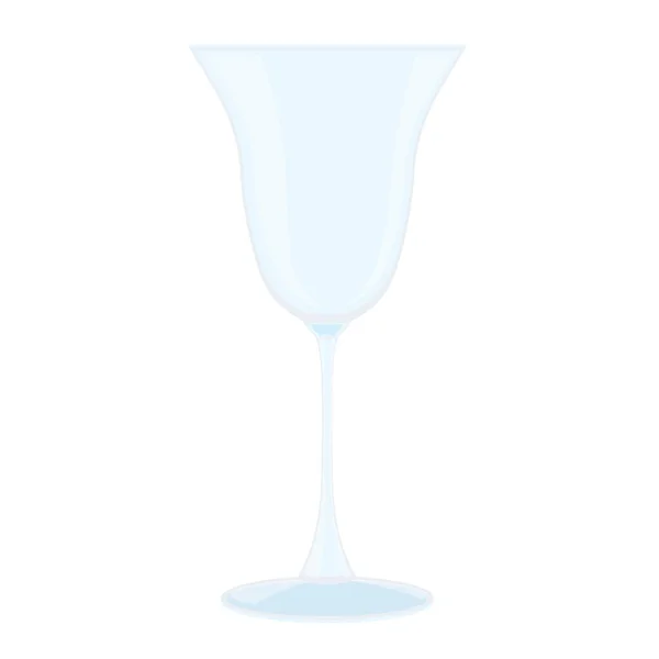 Champagne Glass Wine Glass Isolated White Background Illustration Vector — Stock Photo, Image