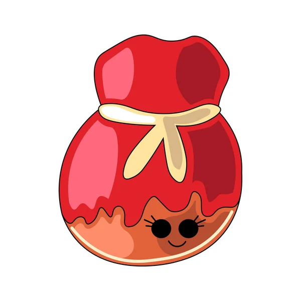 卡通画成袋状的姜饼 — 图库矢量图片