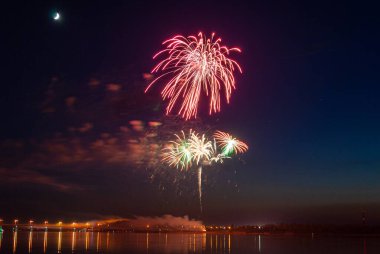 Havai fişekler. Şenlik selamı
