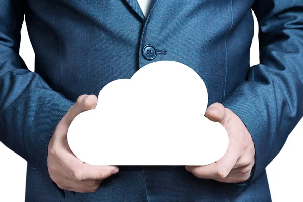 bir bulut holding ceketli adamı