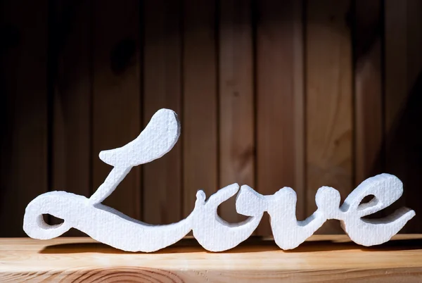 Dekoratif harf kelime aşk şekillendirme