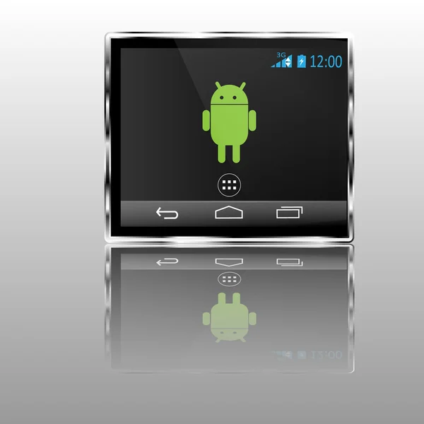 Android simge görüntüsünü ekran tablet. vektör