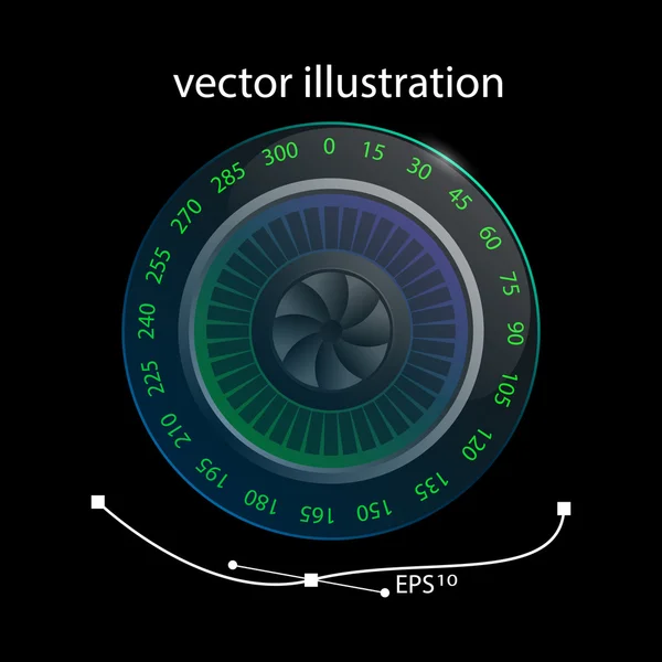 Lente da câmera — Vetor de Stock