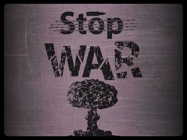 Icono Stop War — Vector de stock