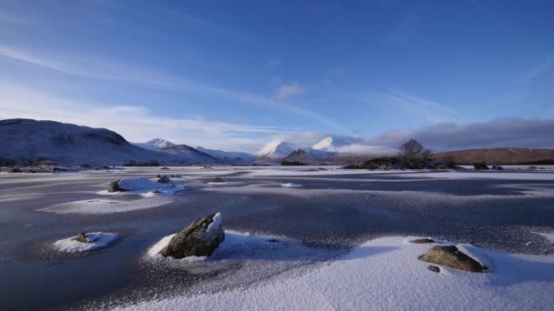 Frysta loch — Stockvideo