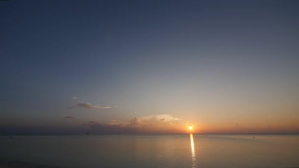 Cayman sunset — Stock Video