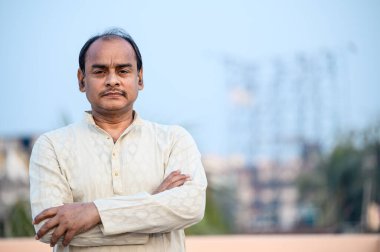 Orta yaşlı bir Hintli 'nin portresi