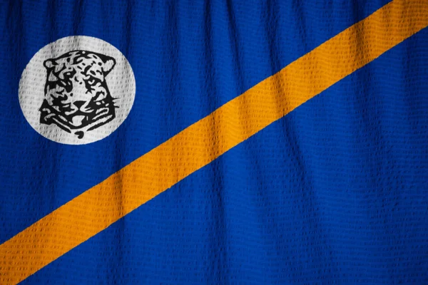 Closeup αναστατωμένα Bophuthatswana Flag, Bophuthatswana Flag — Φωτογραφία Αρχείου