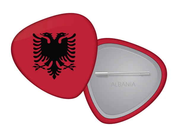 Vector Vlag Badge Series - Albanië — Stockvector