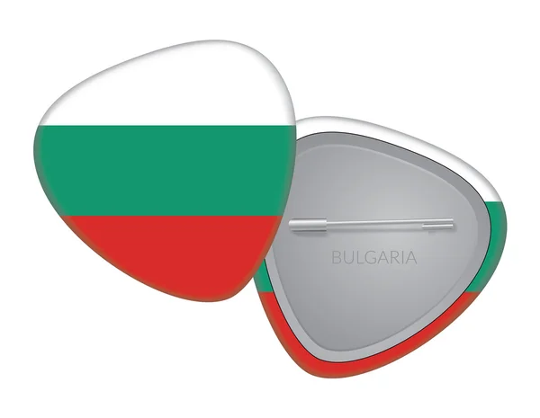 Vektor vlajky odznak Series - Bulharsko — Stockový vektor