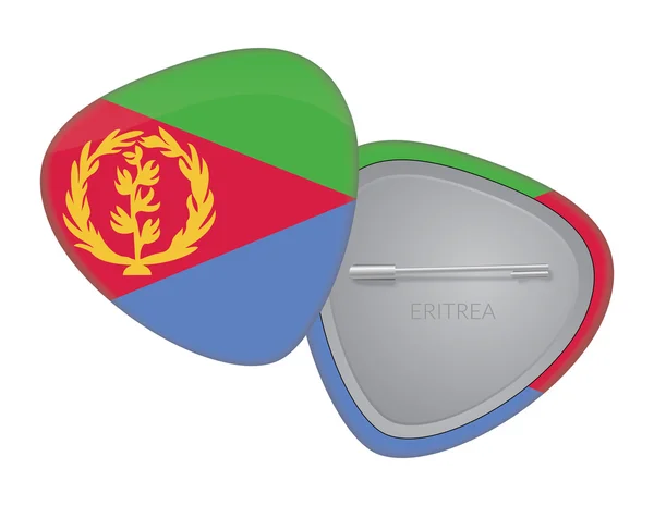 Vektor zászlós jelvény sorozat - Eritrea — Stock Vector