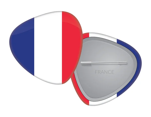 Векторний прапор бейдж серії - Франції — стоковий вектор