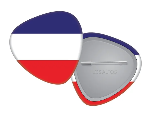Vector Flag Badge Series - Los Altos — Stock Vector