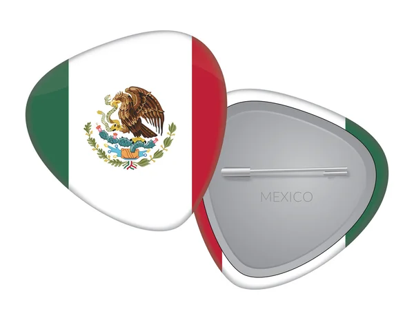 Vector Flag Badge Series - México — Vector de stock