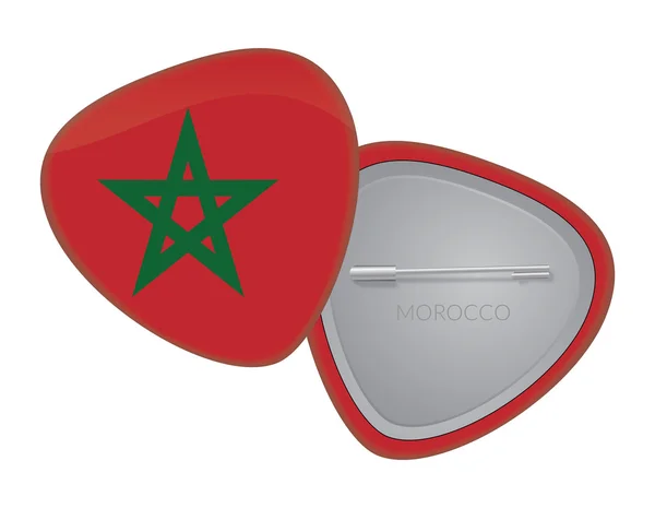 Vector Flag Badge Series - Maroc — Image vectorielle