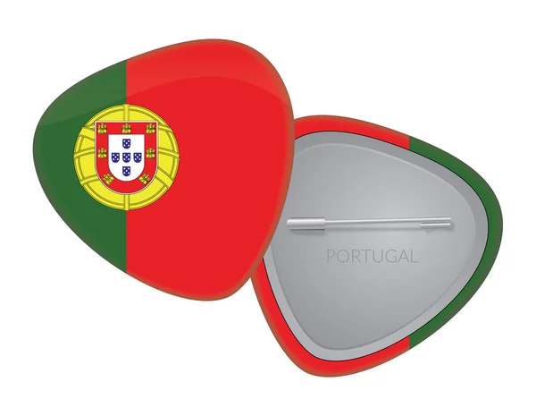 Vector Flag Badge Series - Portugal — Stock Vector
