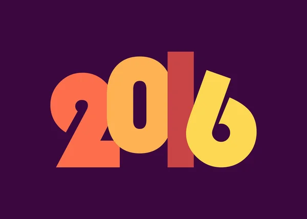 新年あけましておめでとうございます 2016年本文デザインします。 — ストックベクタ