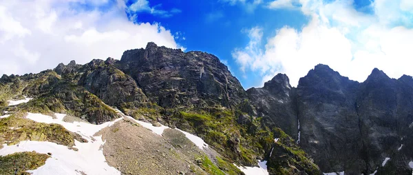 Schöne Landschaft der Tatra-Berge und rysy — Stockfoto