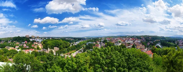 Mooie panorama van Teschen — Stockfoto