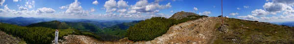 Babia 山在波兰山. — 图库照片