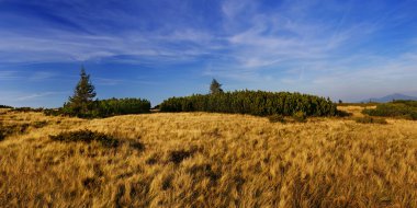 Pilsko dağın üzerinden Panorama