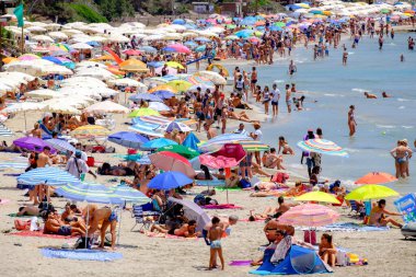Playa de ses Salines, Sant Jordi de ses Salines, İbiza, Balear Adaları, İspanya
