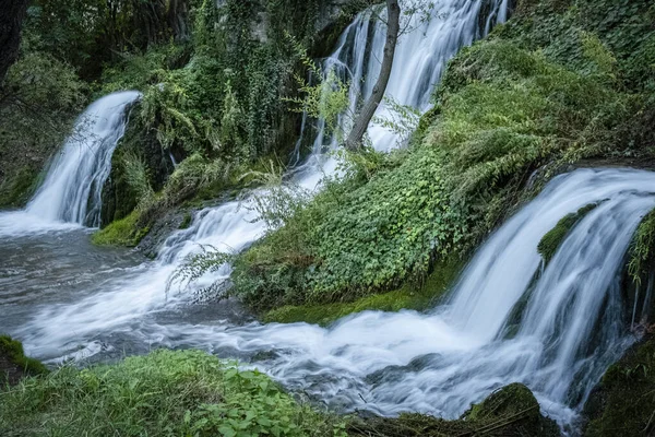 Trillo Wasserfall Alcarria Guadalajara Spanien — Stockfoto