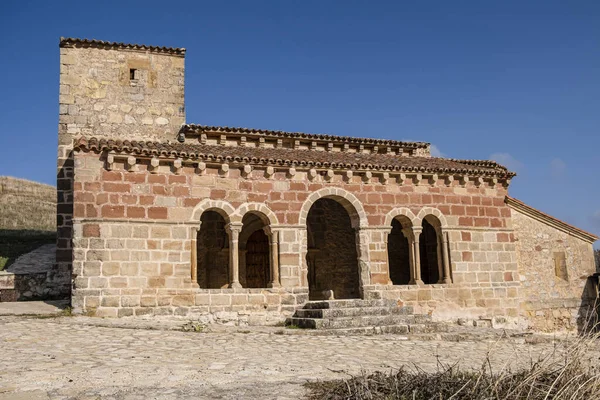 Romanesque Church Jodra Del Pinar San Juan Bautista Guadalajara Spain — Stock Photo, Image