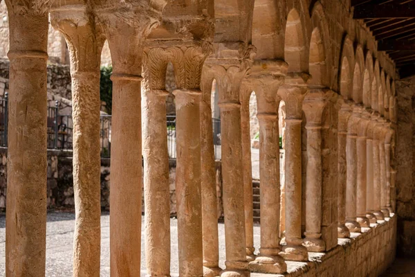 Arcaded Gallery Semicircular Arches Paired Columns Church Savior 13Th Century — Stock Photo, Image