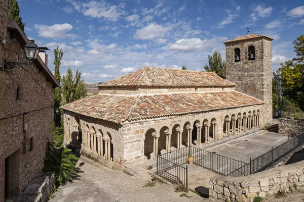 Kerk Van Verlosser 13E Eeuw Landelijk Romaans Carabias Guadalajara Spanje — Stockfoto