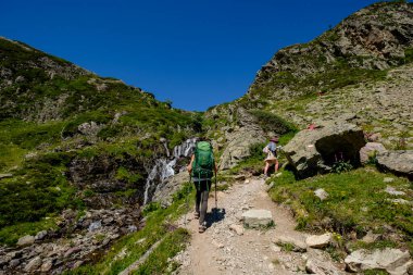 Ayous göl turu, Pireneler Ulusal Parkı, Pireneler Atlantik, Fransa