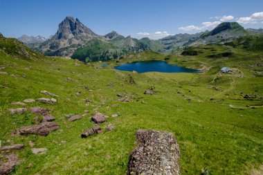 Tour de l Ossau ve Ayous göl turu, Pireneler Ulusal Parkı, Pireneler Atlantikleri, Fransa