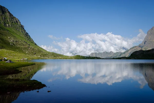 Gentau Lake Ayous Lakes Tour Pyrenees National Park Pyrenees Atlantiques — 스톡 사진
