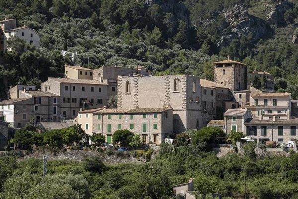 Parroquia San Juan Bautista Estellencs Mallorca Islas Baleares España —  Fotos de Stock