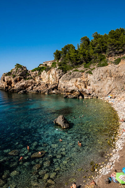 Cala de Deia, Mallorca, Balearic Islands, Spain