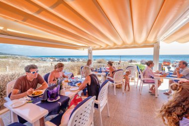 Es Codol Foradat, Plaj Kulübü, Formentera, Balear Adaları, İspanya