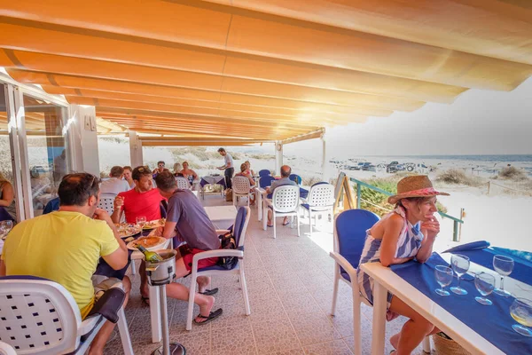 Restaurante Codol Foradat Beach Club Formentera Islas Baleáricas España — Foto de Stock