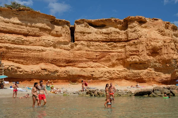 Caleta Bol Nou Ibiza Balearerna Spanien — Stockfoto