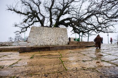 Moulay Abdeslam Ben Mchich 'in mezarı ve türbesi, Faslı Sufi aziz Almohad Halifeliği, Moulay Abdesalam köyü, Rift dağları, Fas