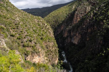 Fardi nehir geçidi, Akchour, talambote, Fas, Kuzey Afrika
