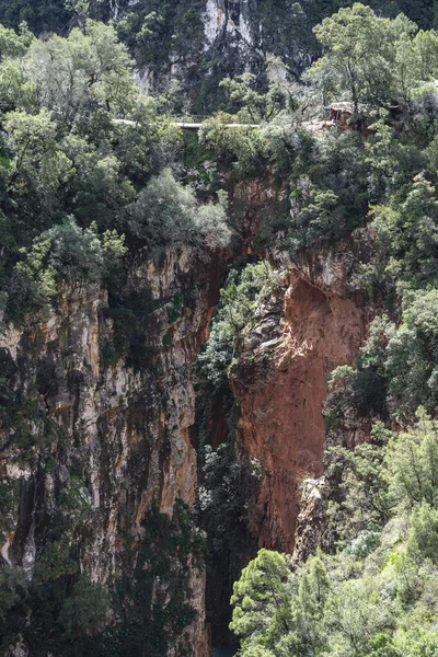 Tanrı 'nın Köprüsü, Fardi Nehri Boğazı, Akchour, Talambote, Fas, Kuzey Afrika