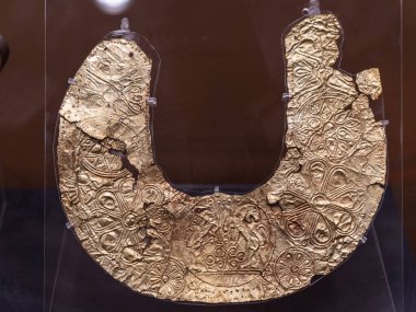 Altın pektoral, MÖ 6. yüzyıl, Trebenishte mezarlığı, Bulgaristan Ulusal Arkeoloji Müzesi, Sofya, Bulgaristan Cumhuriyeti, Avrupa