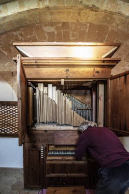 Kilise orgu, Gracia Mabedi, Puig de Cura Dağı, Randa, Algaida, Mallorca, Balear Adaları, İspanya