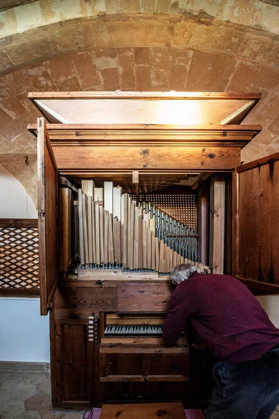 Kilise orgu, Gracia Mabedi, Puig de Cura Dağı, Randa, Algaida, Mallorca, Balear Adaları, İspanya