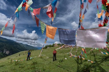 Haizigou Vadisi, Siguniang Dağı Ulusal Parkı, Qionglai Dağları, Sichuan, Çin