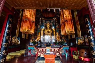 Xixiang Chi (Fil Havuzu Manastırı), Emeishan, Leshan Bölgesi, Sichuan, Çin Halk Cumhuriyeti, Asya